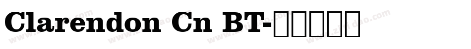 Clarendon Cn BT字体转换
